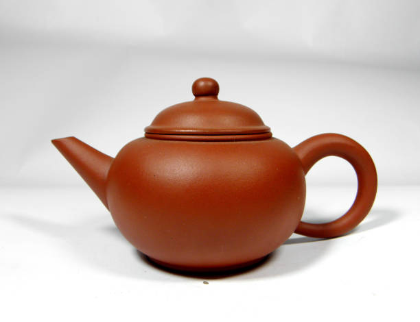 istock Chinese teapot isolated on a white background 1137780995