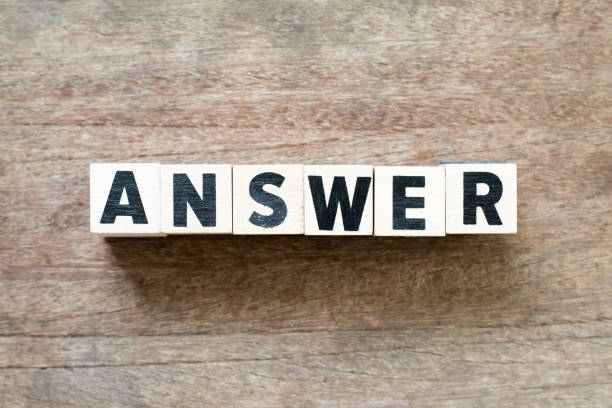 istock Letter block in word answer on wood background 1137782794