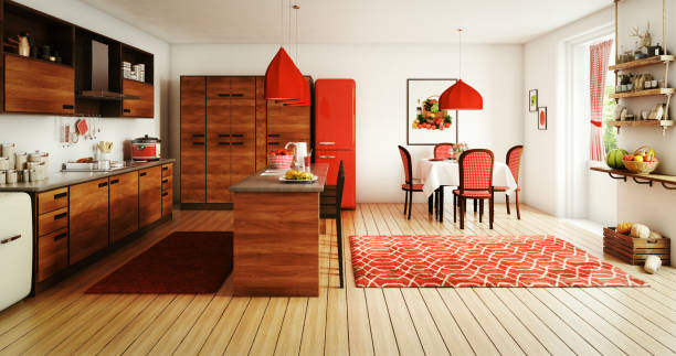 istock Domestic Kitchen and Dining Room 1137786325