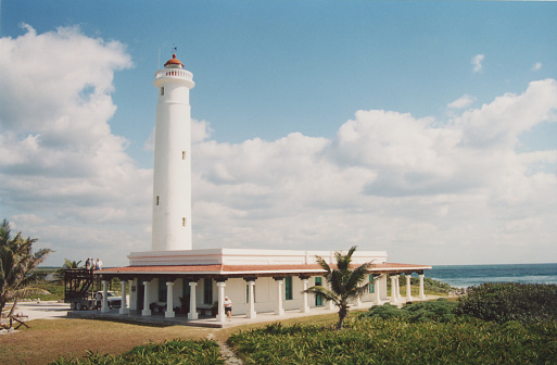 Celarain Lighthouse on the Punta Sur coast, Cozumel, Mexico