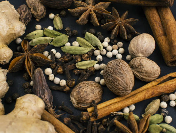 istock spices for masala tea on dark background 1137788570