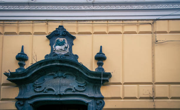 istock Ornate Church doorway  Naples 1137791706