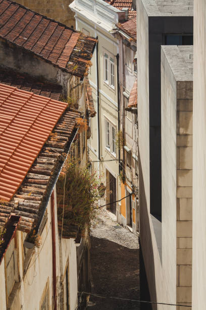 istock narrow lane in a medieval town 1137795071