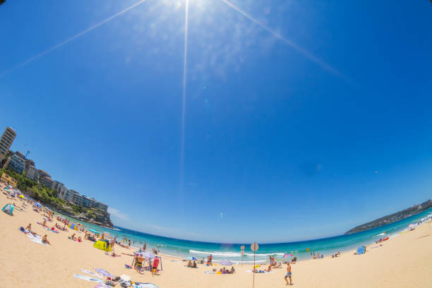 マンリービーチ, シドニー, オーストラリア - manly beach summer beach pacific ocean ストックフォトと画像