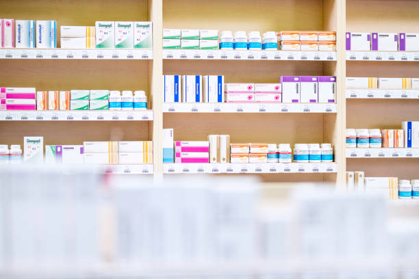 istock Shelf in a drugstore 1137809101