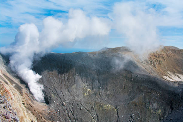 istock Ebeko Volcano, Paramushir Island, Kuril Islands, Russia 1137809170