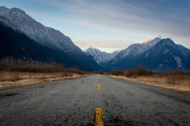 Photo of Road to Nowhere - Lonely road to Pitt Lake, British Columbia