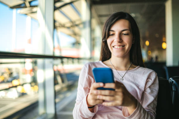 istock Woman at the airport 1137812113