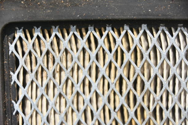 istock Background of old air filter 1137812530