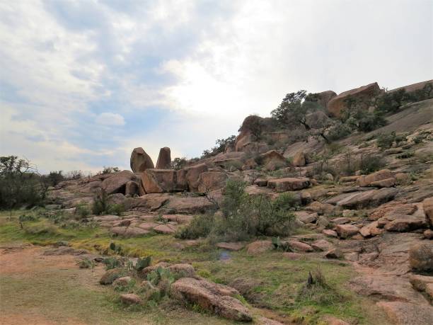 istock A rocky landscape in Enchanted Rock State Park, Texas 1137820287