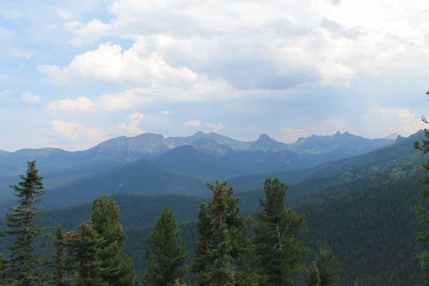 istock beautiful scenic clouds on mountain landscape Sayany 1137822391