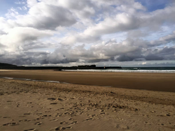 istock deserted beach in autumn 1137828905