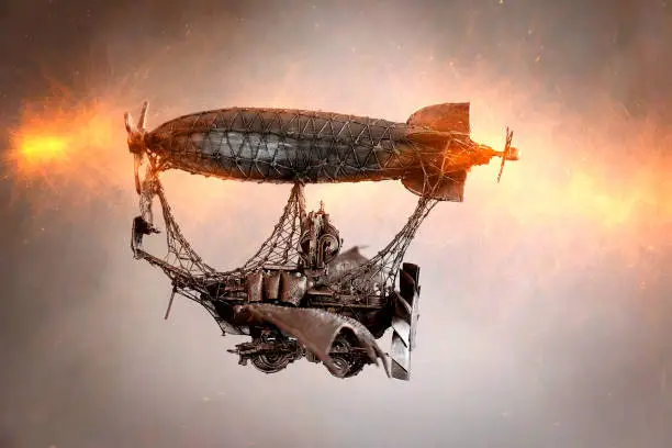 Photo of Steampunk airship