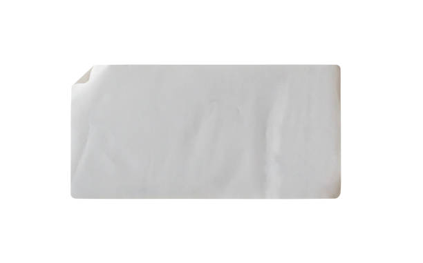 istock Sticker label isolated on white background with clipping path 1137845578