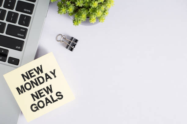 istock New Monday New Goals Concept On Office Desk Top View 1137849070