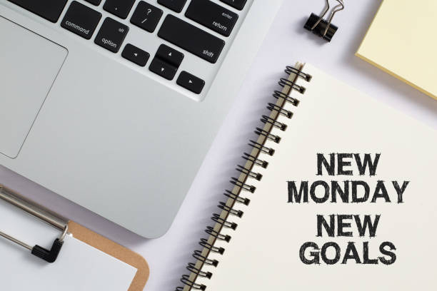 istock New Monday New Goals Concept On Office Desk Top View 1137849081
