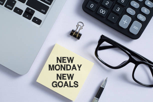 istock New Monday New Goals Concept On Office Desk Top View 1137849091