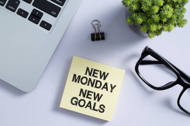 istock New Monday New Goals Concept On Office Desk Top View 1137849095