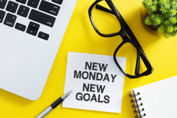istock New Monday New Goals Concept On Office Desk Top View 1137849096