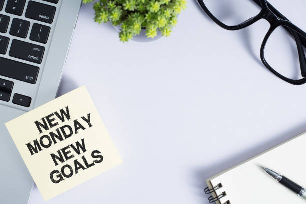 istock New Monday New Goals Concept On Office Desk Top View 1137849100