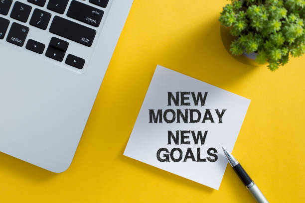 istock New Monday New Goals Concept On Office Desk Top View 1137849101