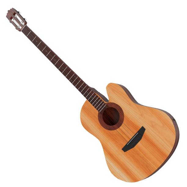 istock Acoustic bass guitar 1137850746