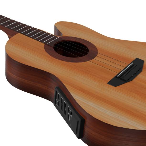 istock Acoustic bass guitar 1137850796