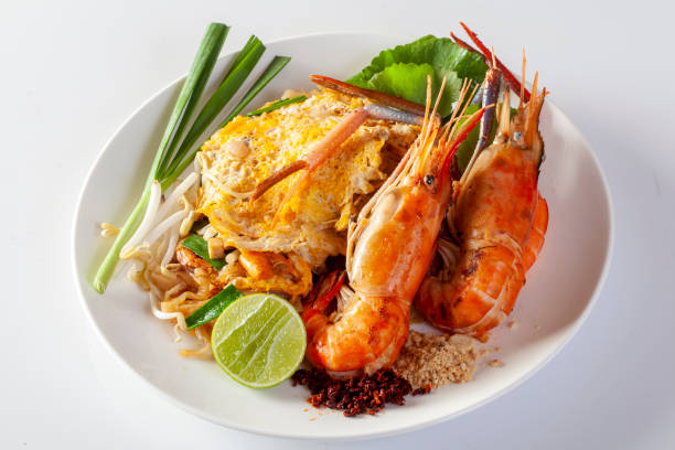 istock Thai Fried Noodles with shrimp (Pad Thai) 1137851579