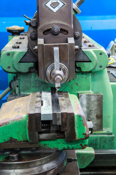 istock Lathe Turning the metal industry 1137854014