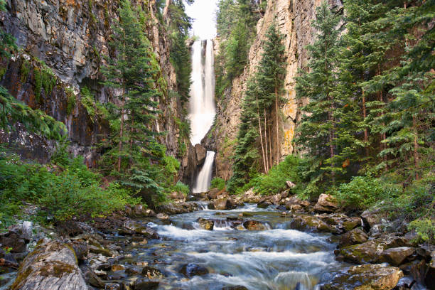 istock Waterfall in San Juan Mountains Colorado 1137855474
