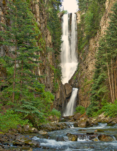 istock Waterfall in San Juan Mountains in Colorado 1137855704