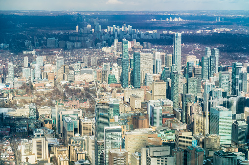 Aerial View over Toronto