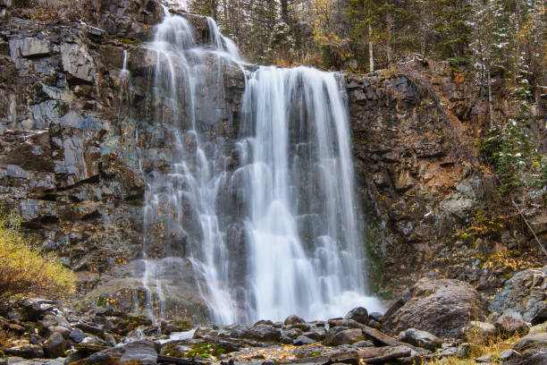 istock Majestic Waterfall in Colorado 1137862013