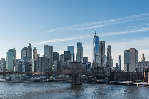 High Angle View of Manhattan Skyline
