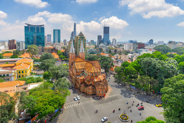 istock Aerial view of Notre-Dame Cathedral Basilica 1137862977
