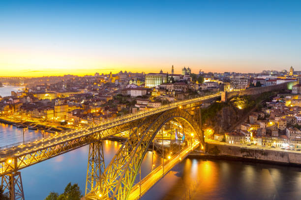 istock Panorama view of porto 1137863029