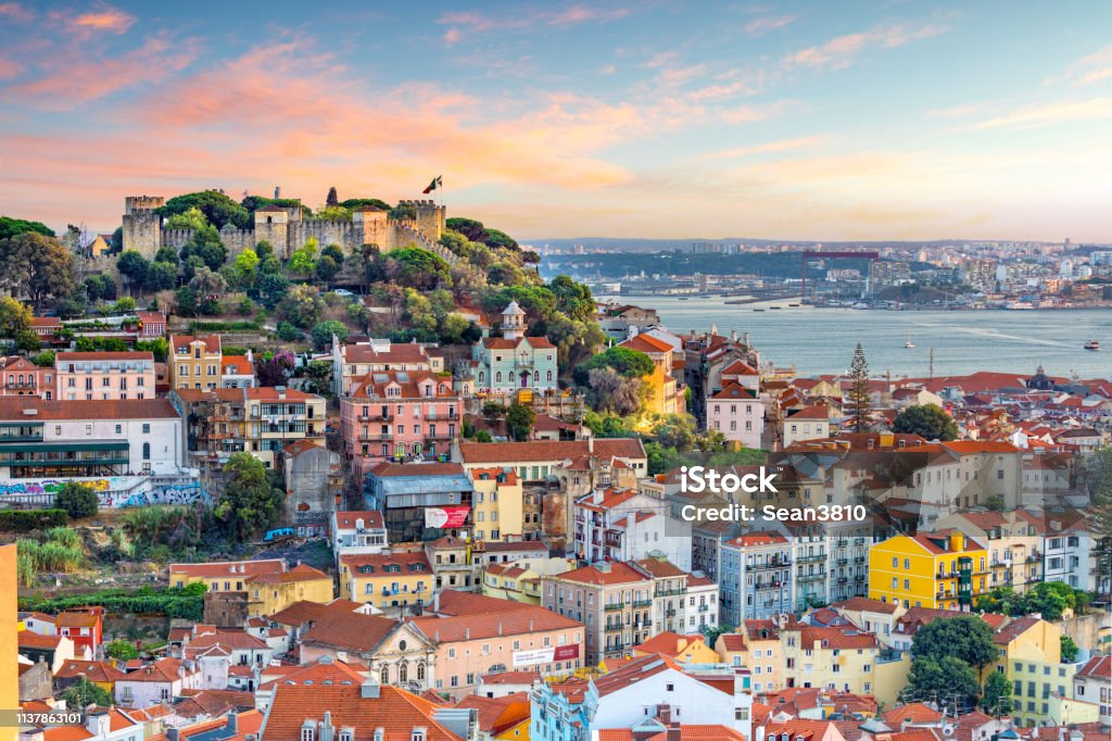 Lisbon, Portugal skyline - Royalty-free Lisboa Foto de stock