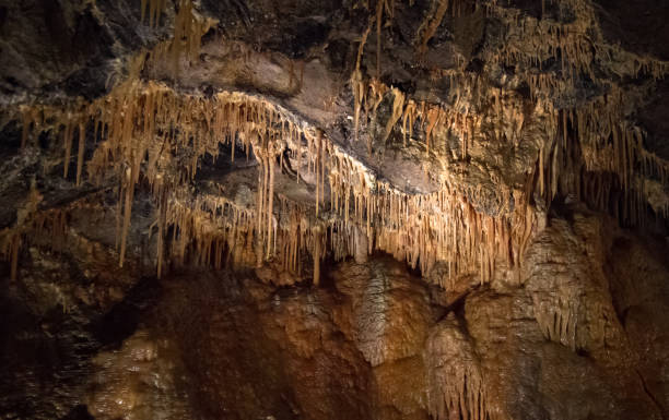 istock Stalactites inside a cave in rural England 1137863812
