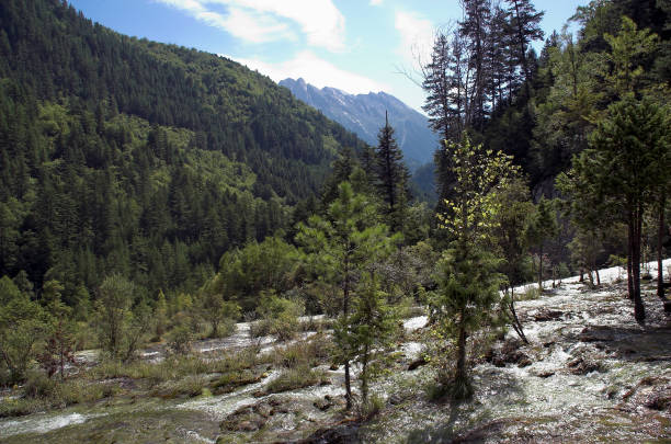 istock Mountain view with shoals in foreground 1137864653