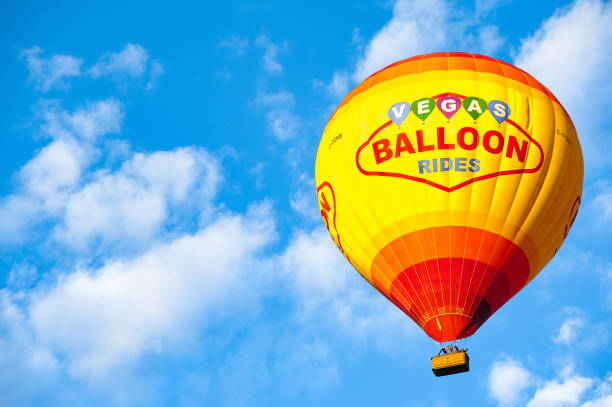 Las Vegas Hot Air Balloon stock photo