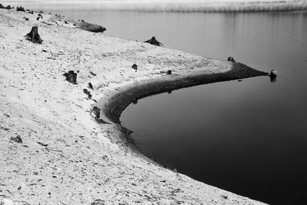 Dry water dam in BW outdoors