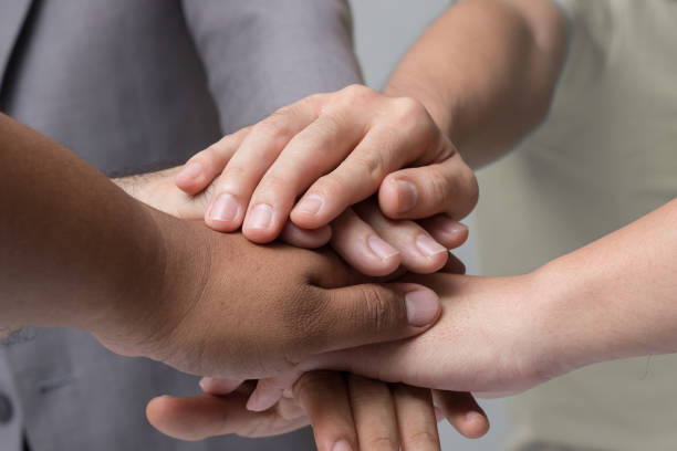 istock Hands were a collaboration concept of teamwork 1137886174