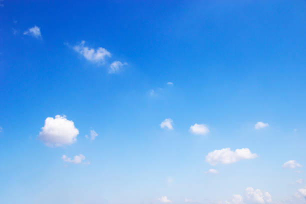 istock Blue sky background and white clouds soft focus, and copy space 1137889649