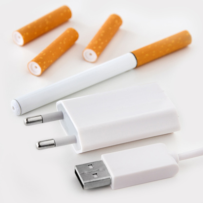 E-Cigarettes and equipment background