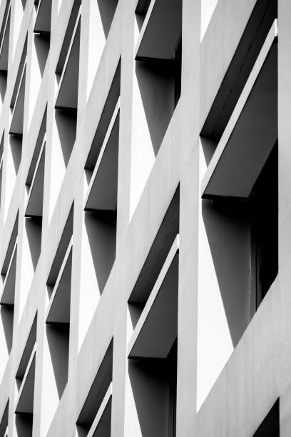 istock Abstract background architecture lines. modern architecture detail 1137920968