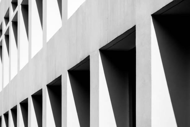 istock Abstract background architecture lines. modern architecture detail 1137920975