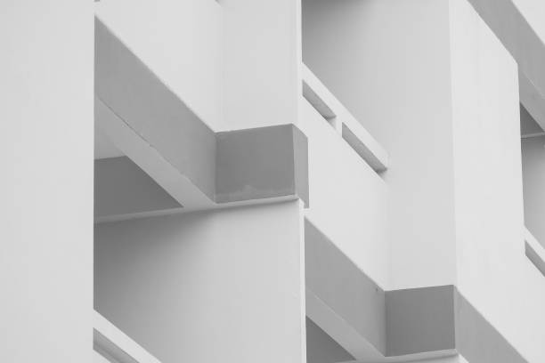 istock Abstract background architecture lines. modern architecture detail 1137920991
