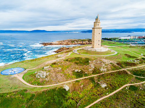 Tower of Hercules or Torre de Hercules is an ancient Roman lighthouse in A Coruna in Galicia, Spain