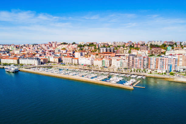 istock Santander city aerial view, Spain 1137921316