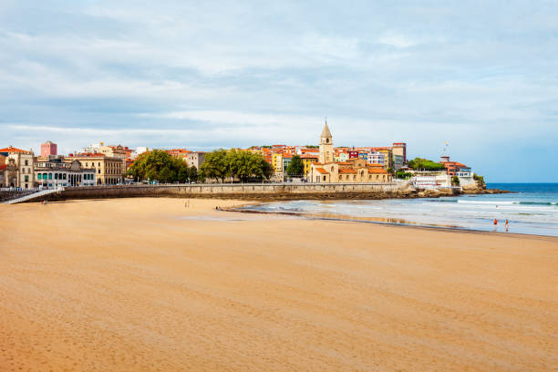 istock City beach in Gijon, Spain 1137921369